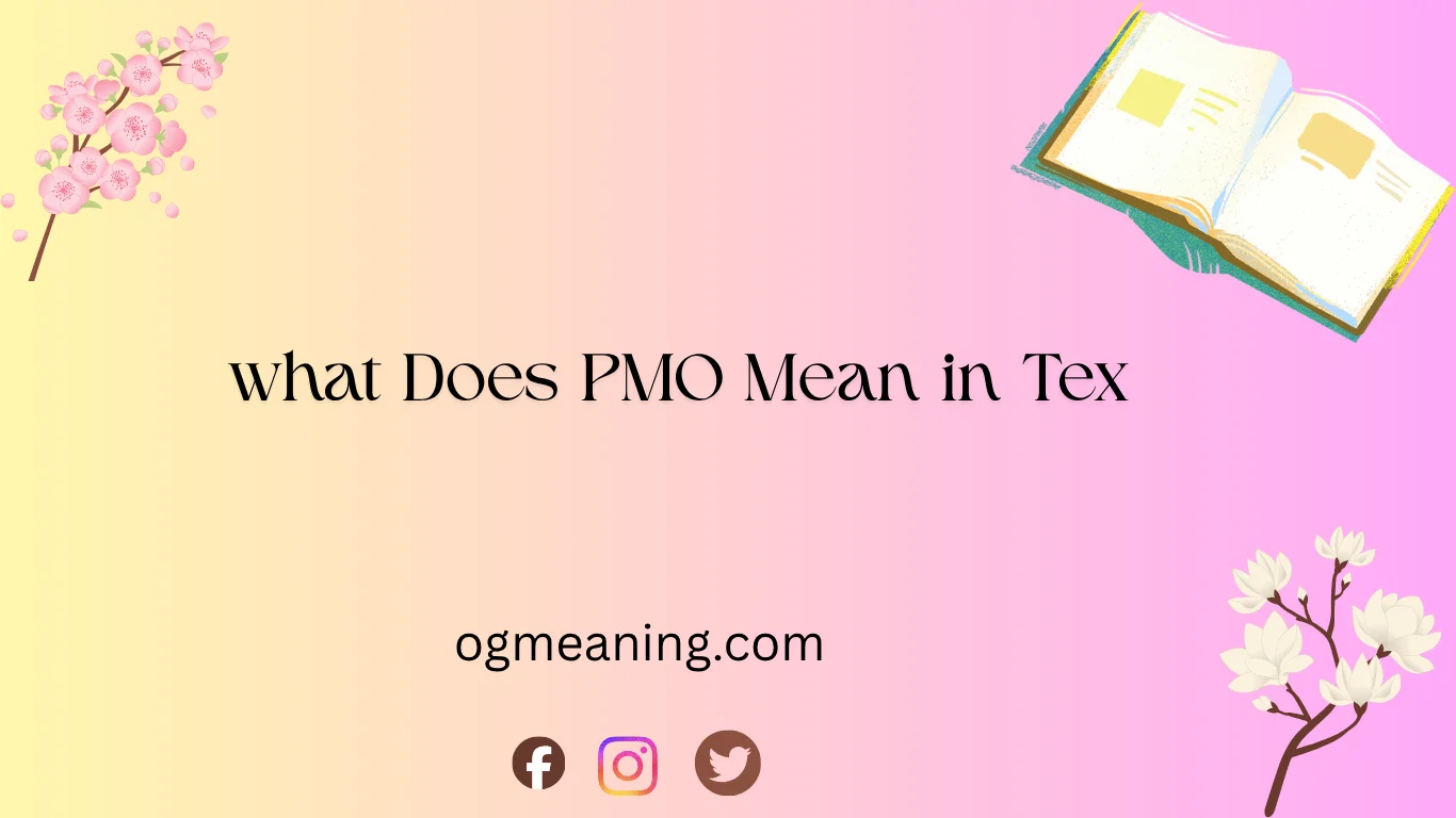 what-does-pmo-mean-in-text
