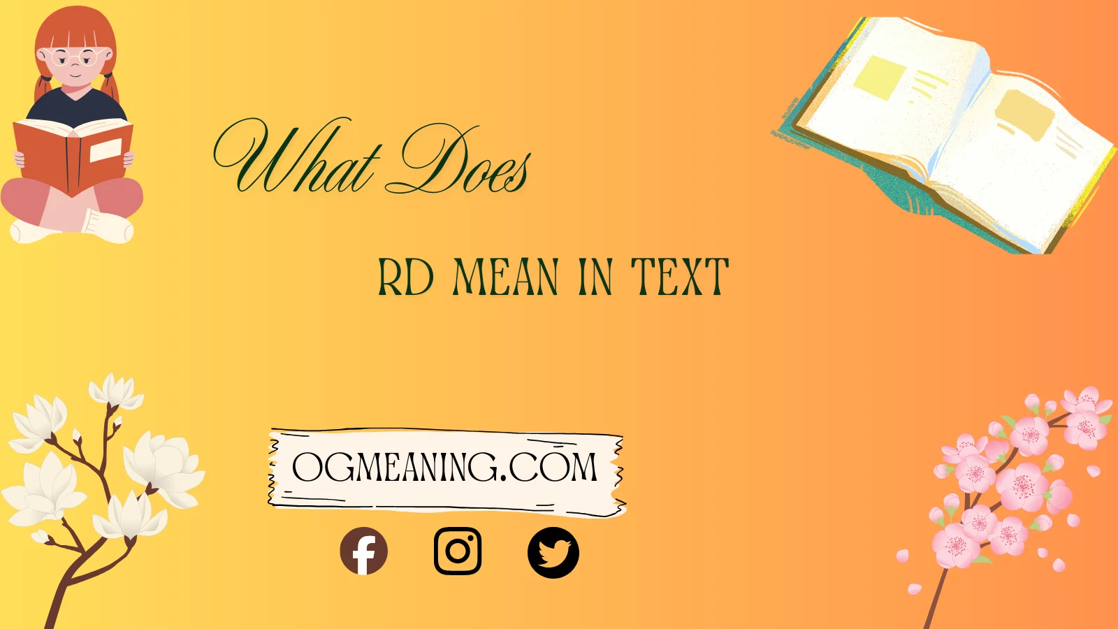 What Does RD Mean in Text