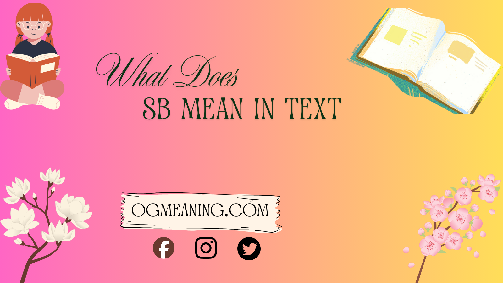 what does SB mean in text