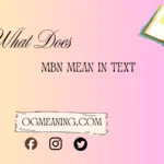 what does mbn mean in text