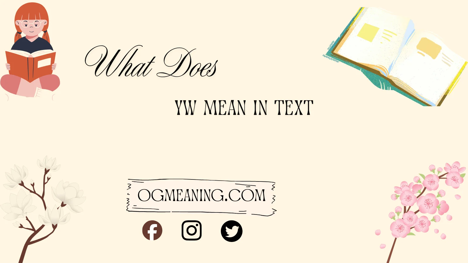 what does yw mean in text