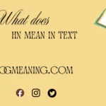 what does HN mean in text
