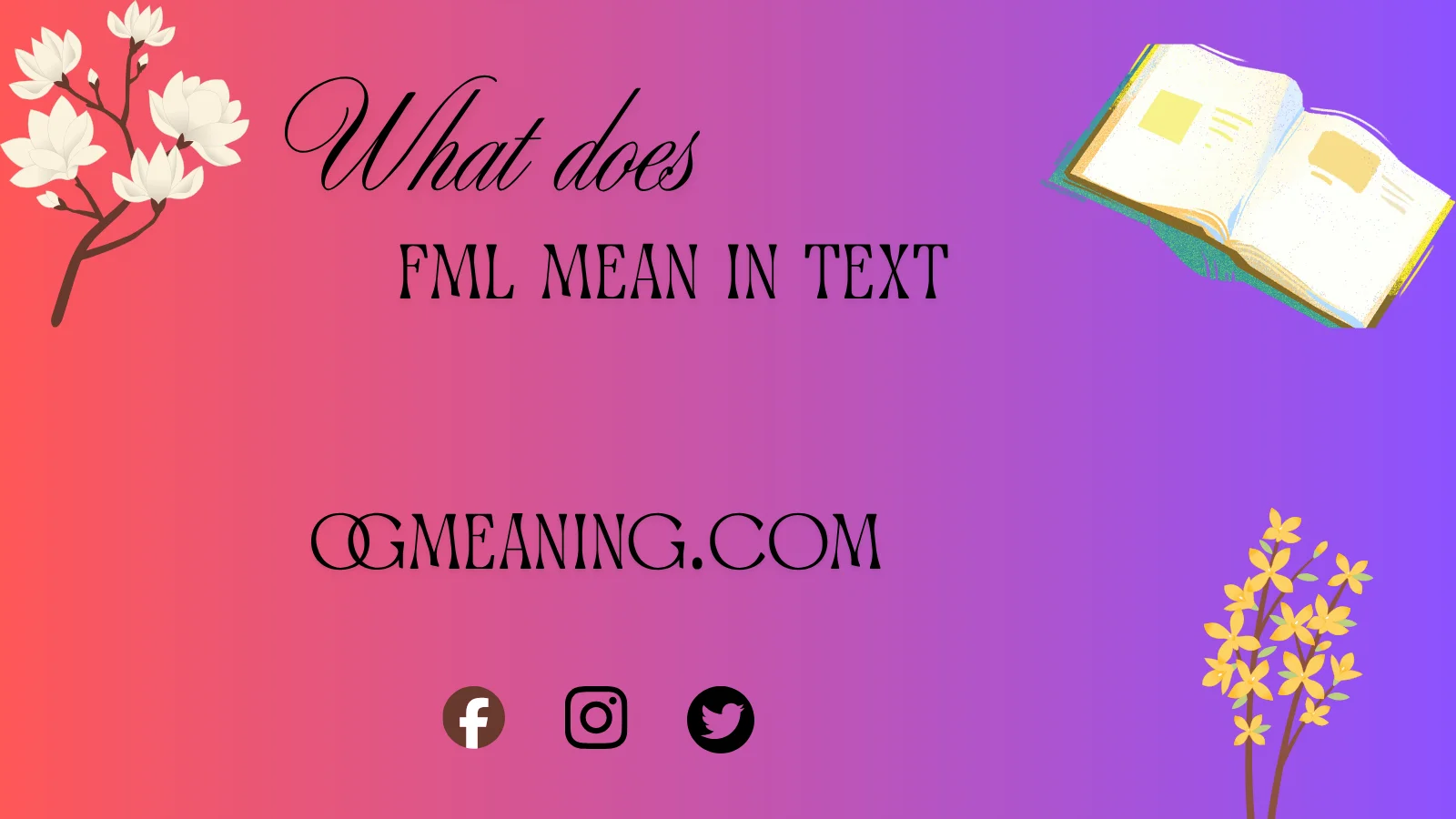 what does FML mean in text