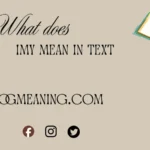 what does imy mean in text