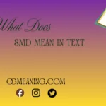 what does smd mean in text