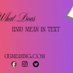 what does hmu mean in text