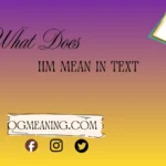 what HM means in text