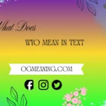 what does wyo mean in text