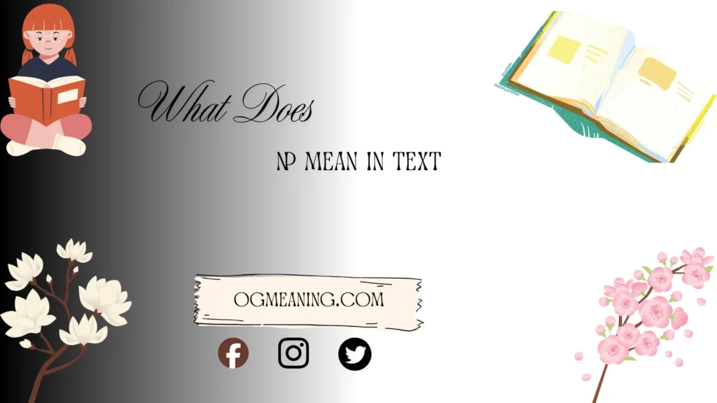 what does NP mean in text