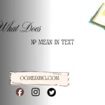 what does NP mean in text