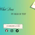 what does pu mean in text
