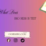 what does imo mean in text