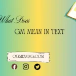 what does gm mean in text