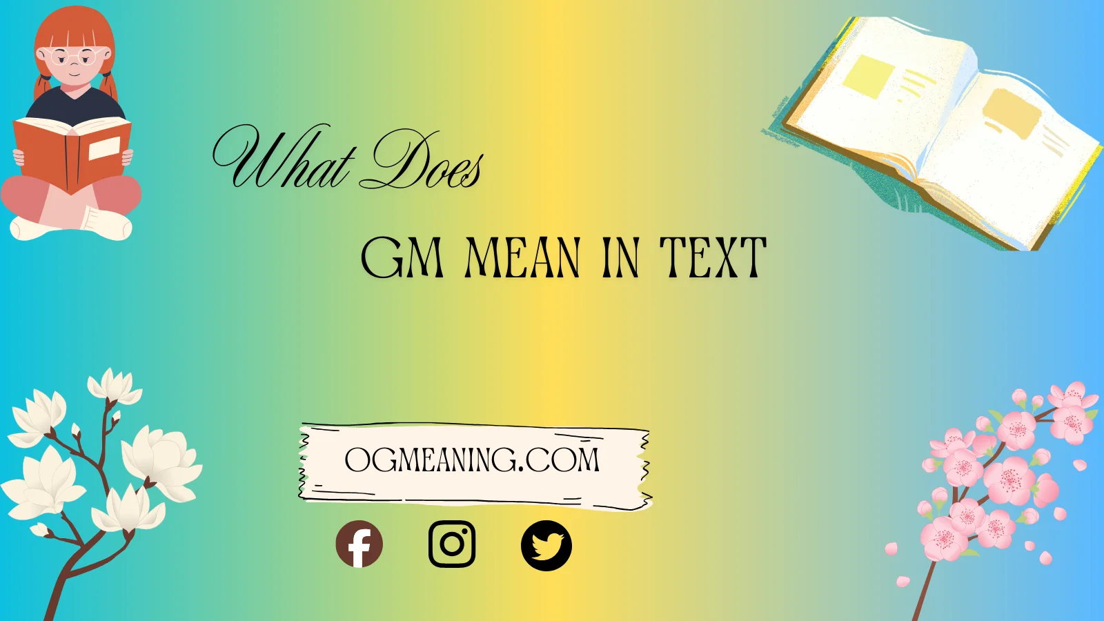 what does gm mean in text