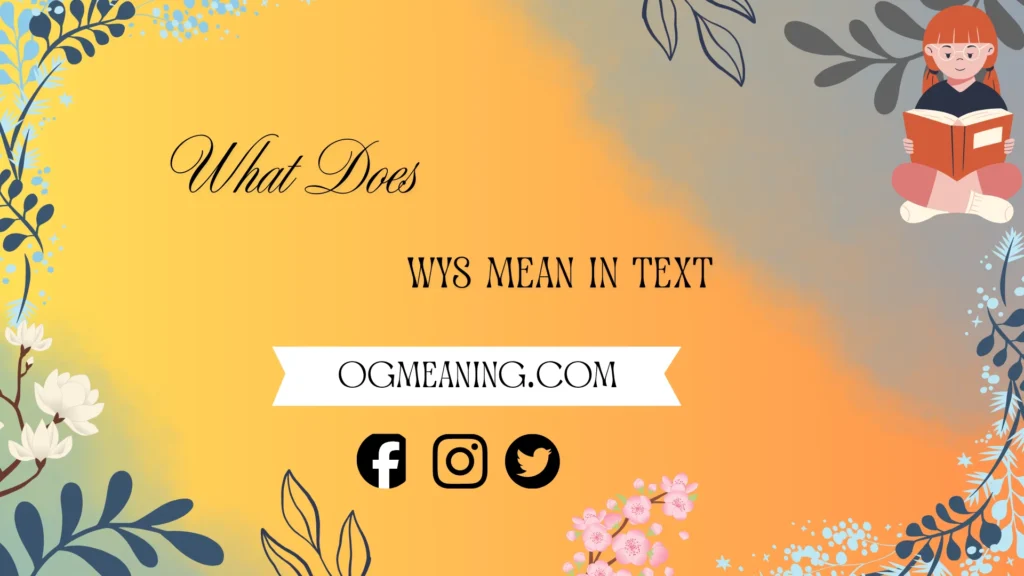 what does wys mean in text