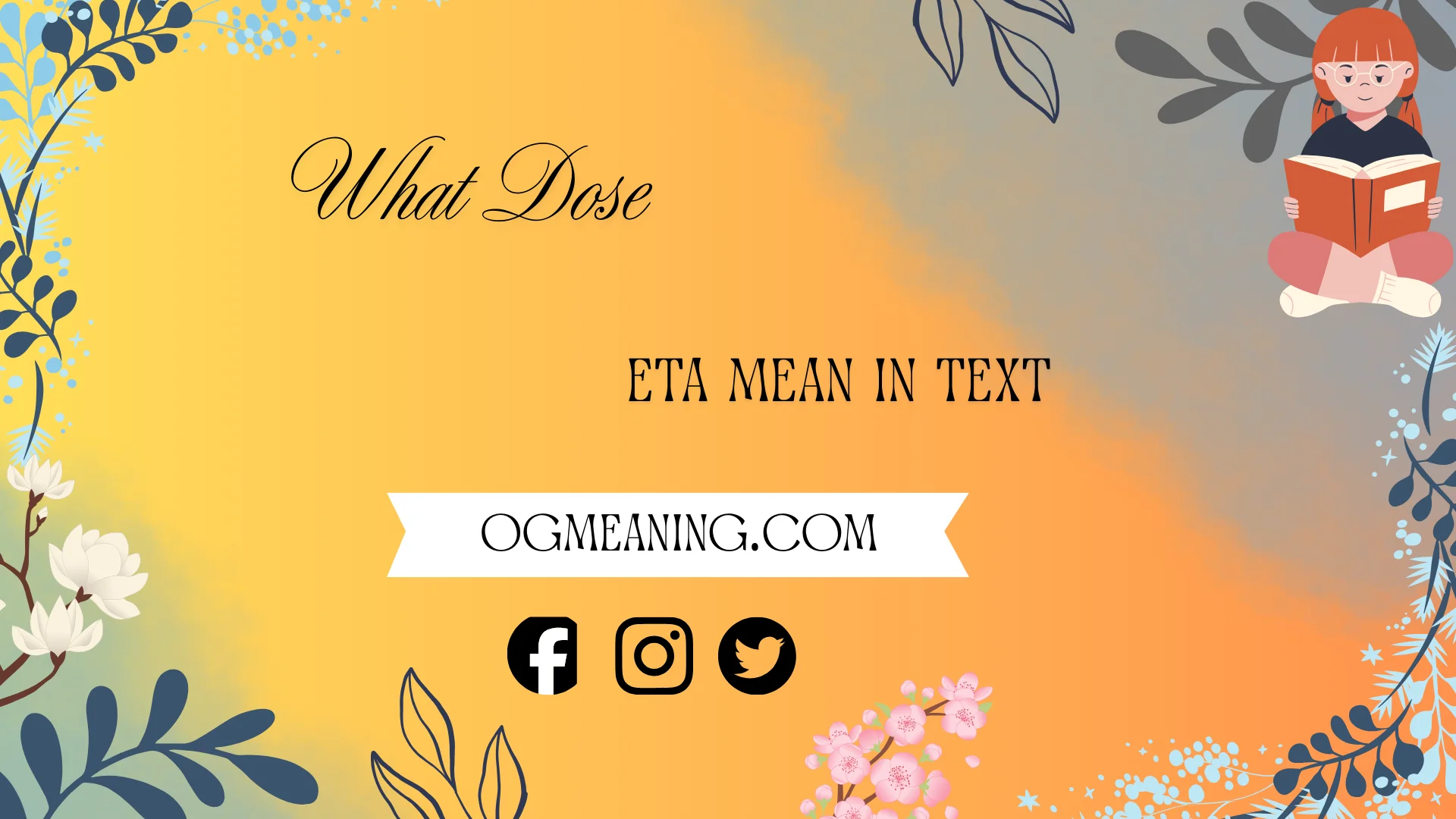 what does eta mean in text
