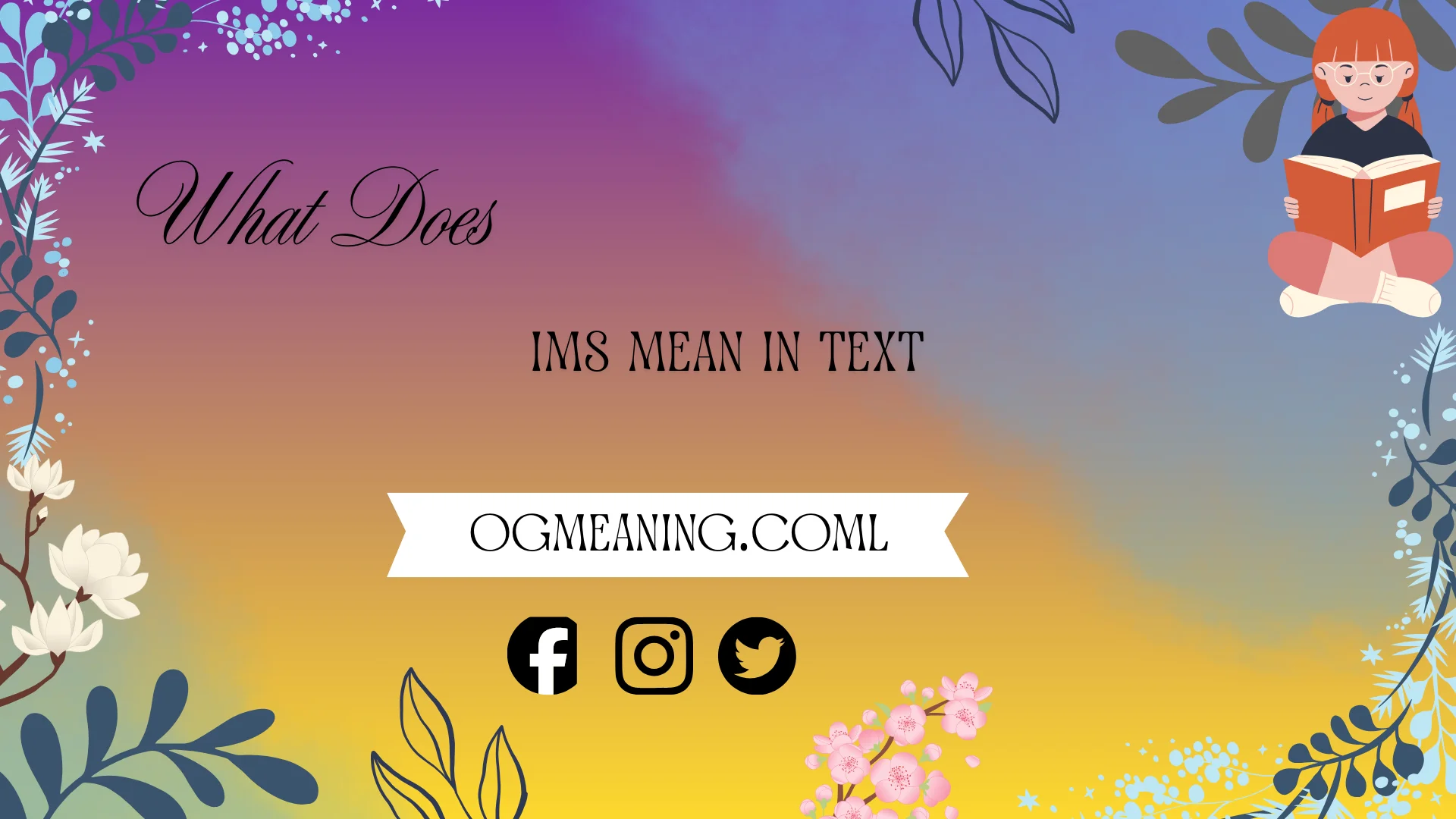 what does ims mean in text