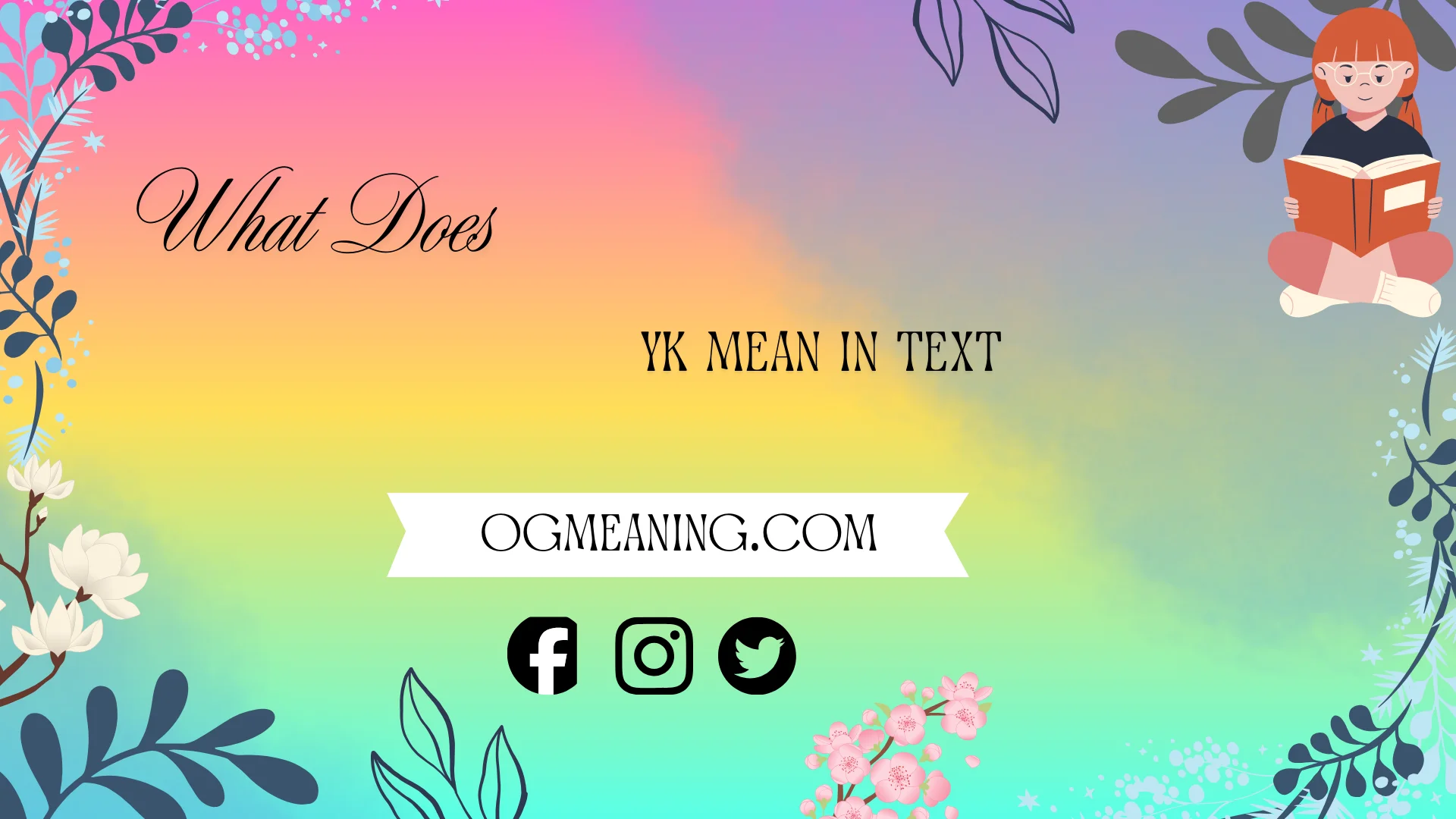 what does YK mean in text