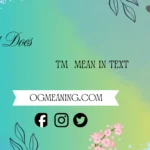 what does tm mean in text