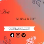 what does yw mean in a text