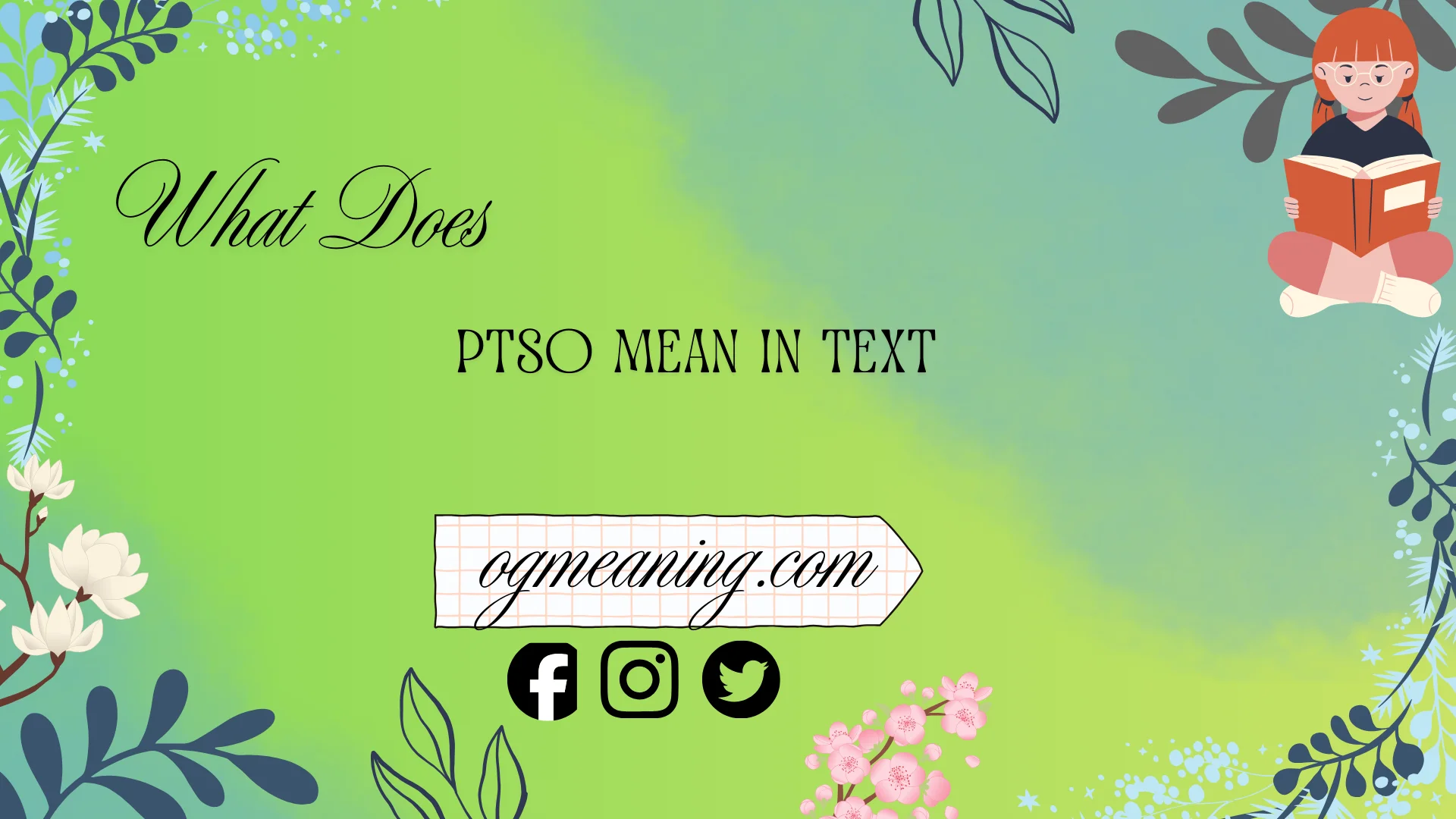 what does ptso mean in text