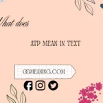 what does ATP mean