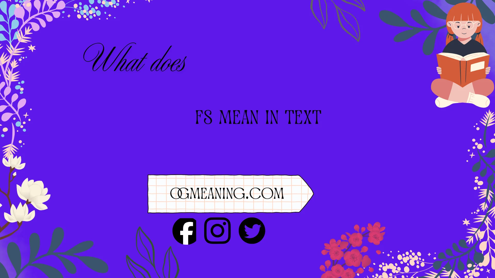 what does fs mean in text