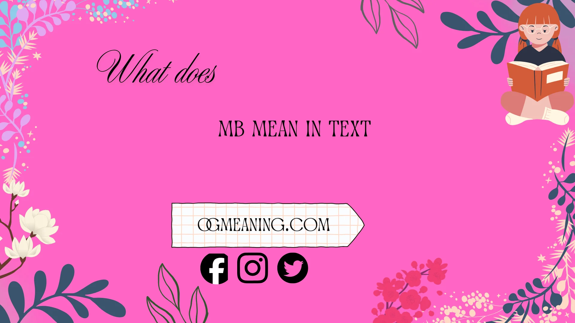 what does mb mean in text