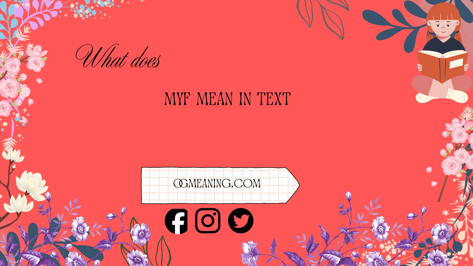 what does MYF mean in text