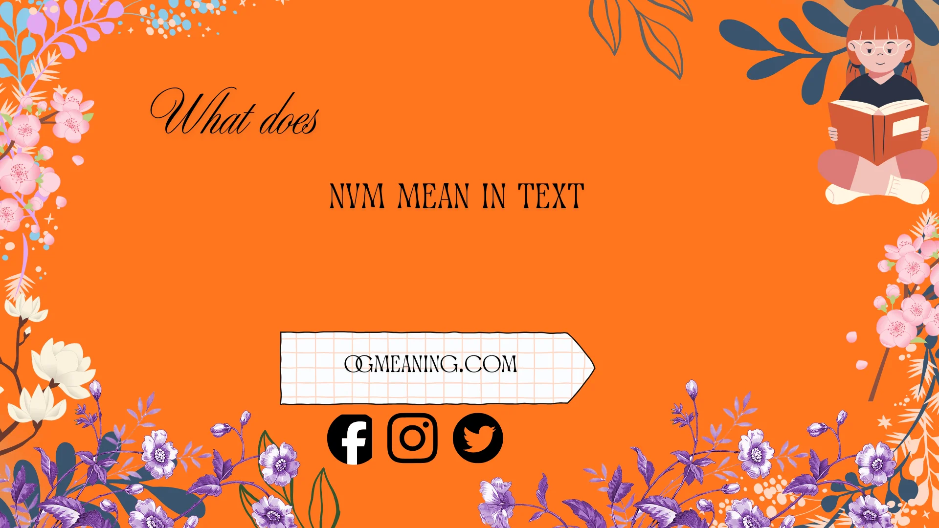 what does nvm mean in text
