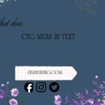 what does cyc mean in text
