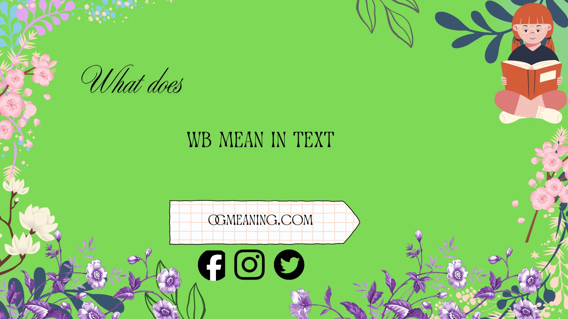 what does wb mean in text