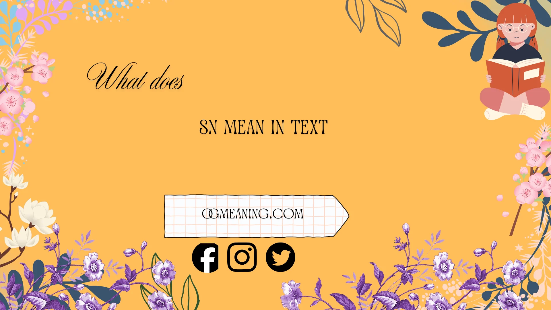 what does sn mean in text