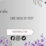 what does lwk mean in text