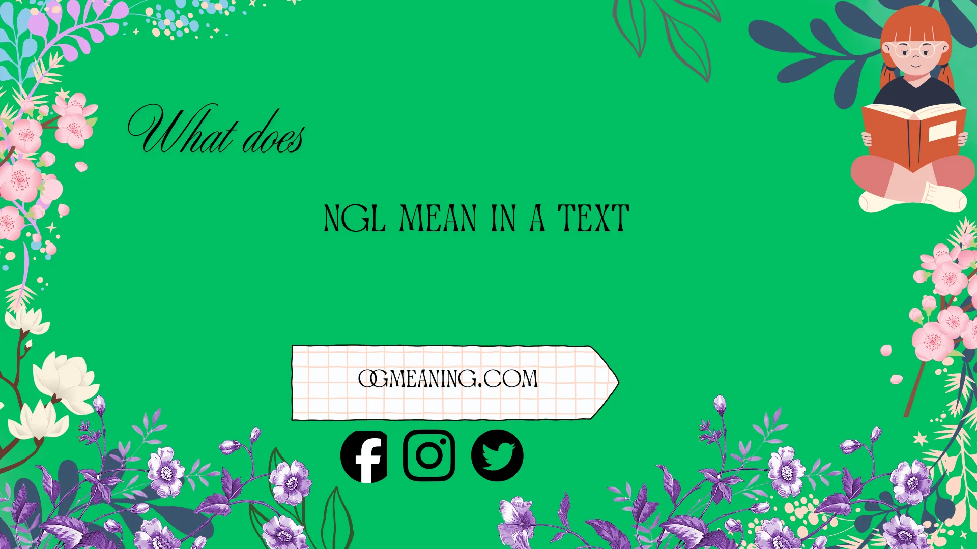what does ngl mean in a text