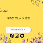 what does spwm mean in text