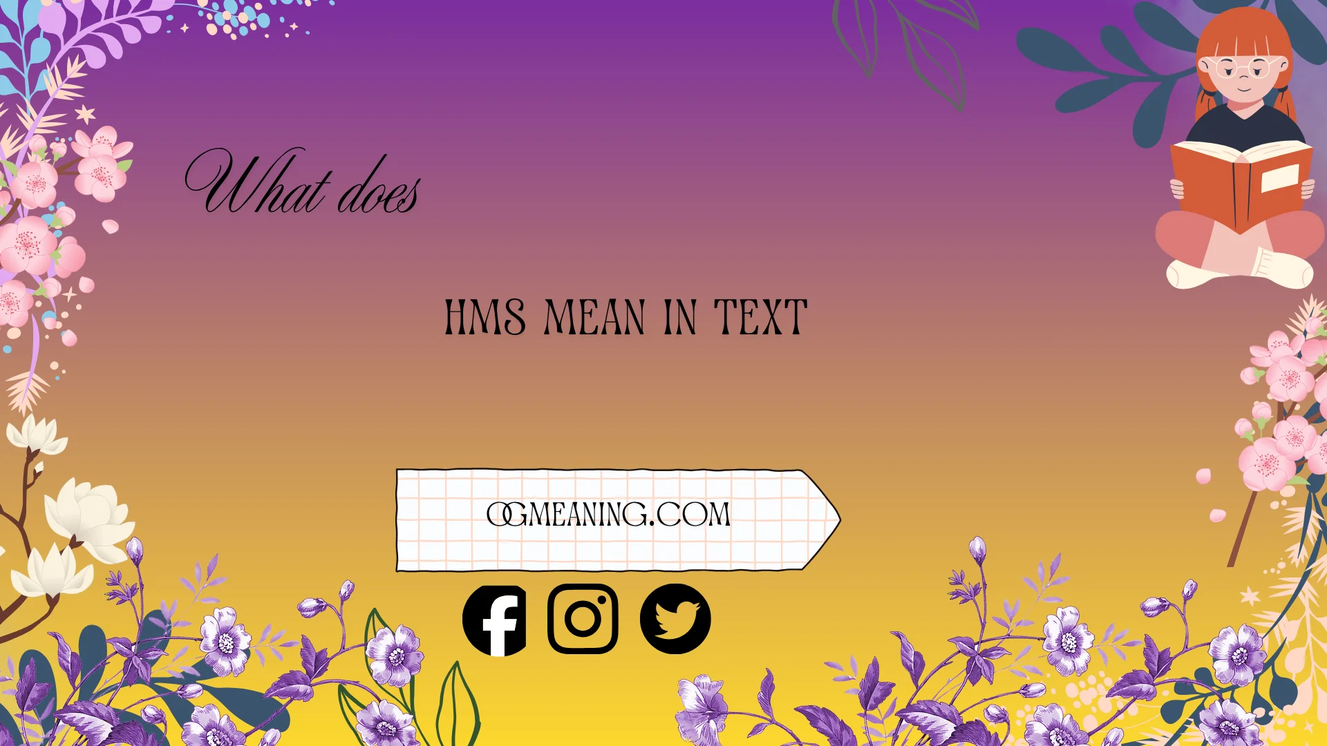 what does hms mean in text