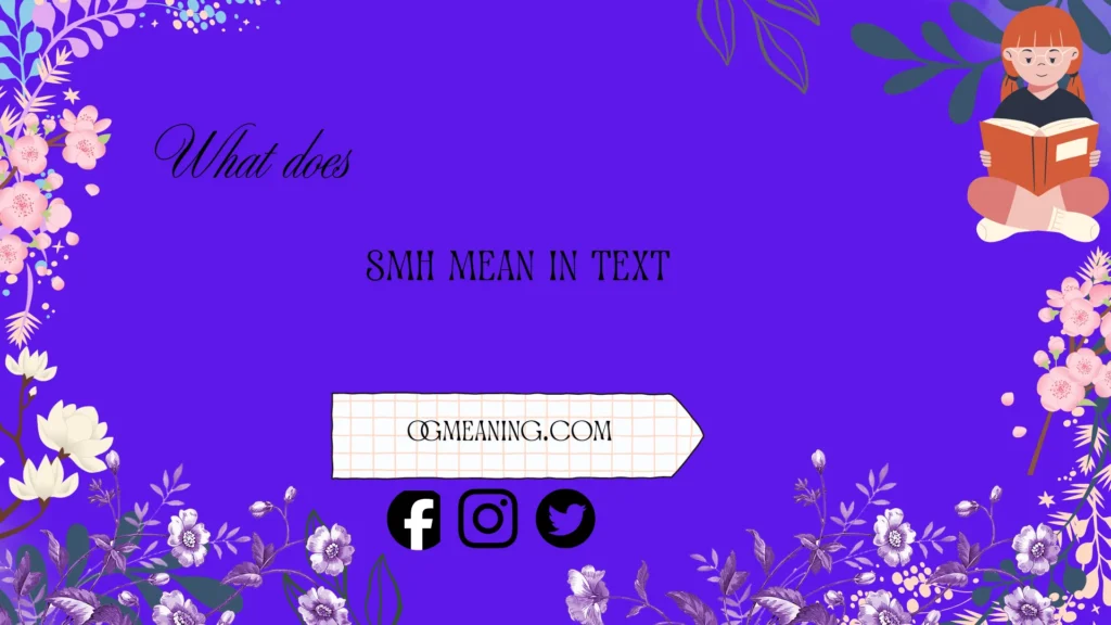 what does smh mean in text