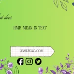 what does hmb mean in text