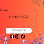what does evb mean in text