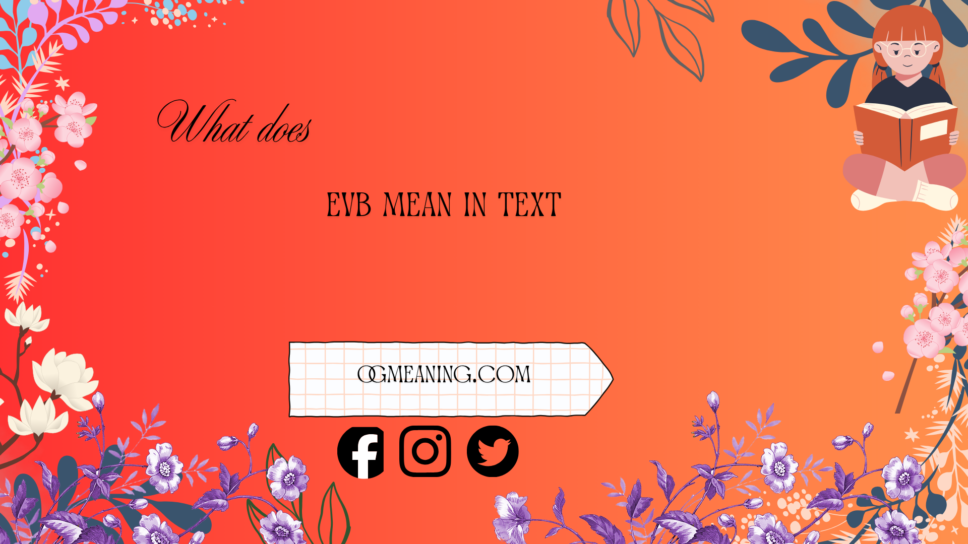 what does evb mean in text