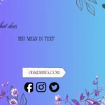 what does yhu mean in text