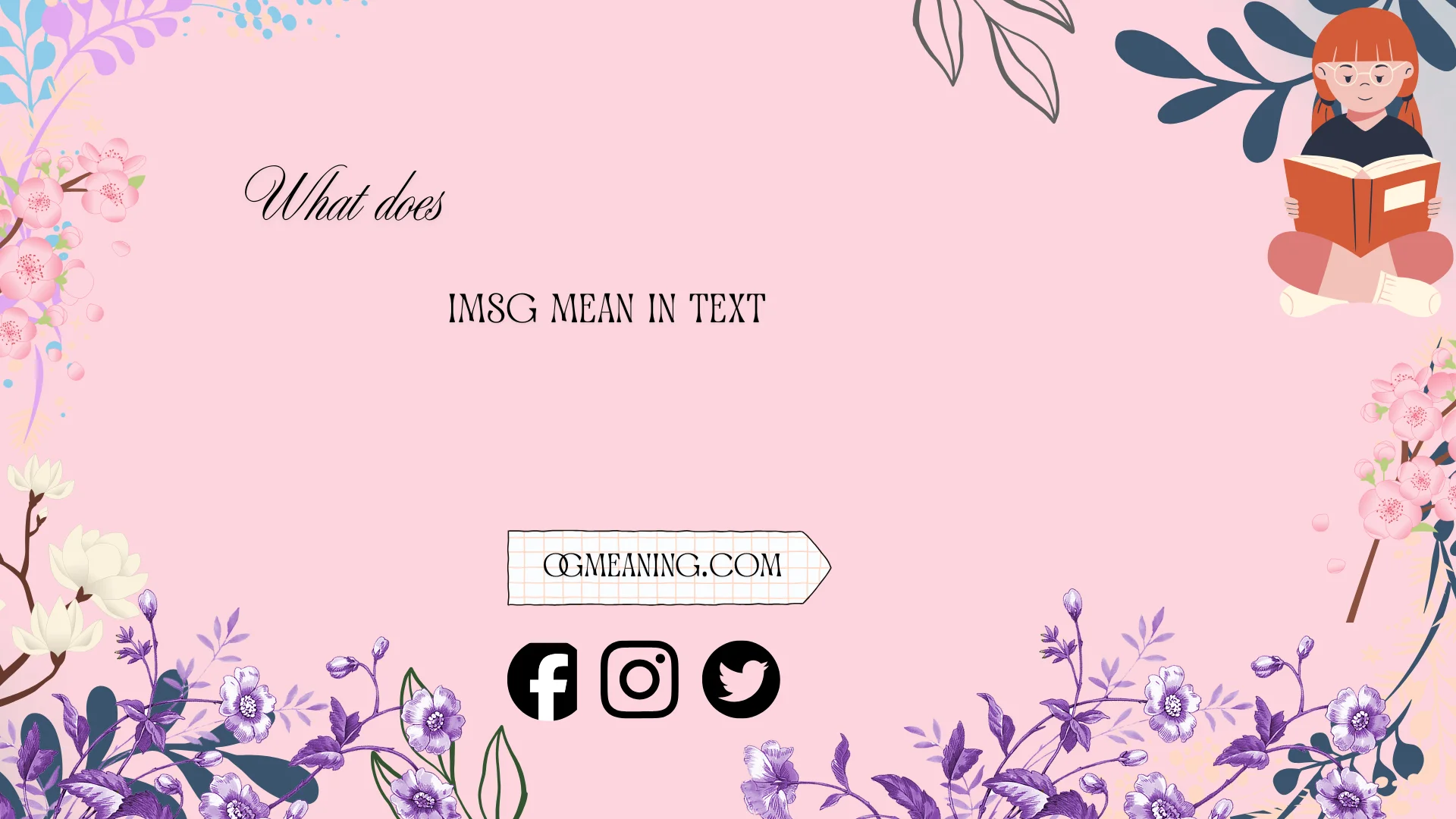 what does imsg mean in text