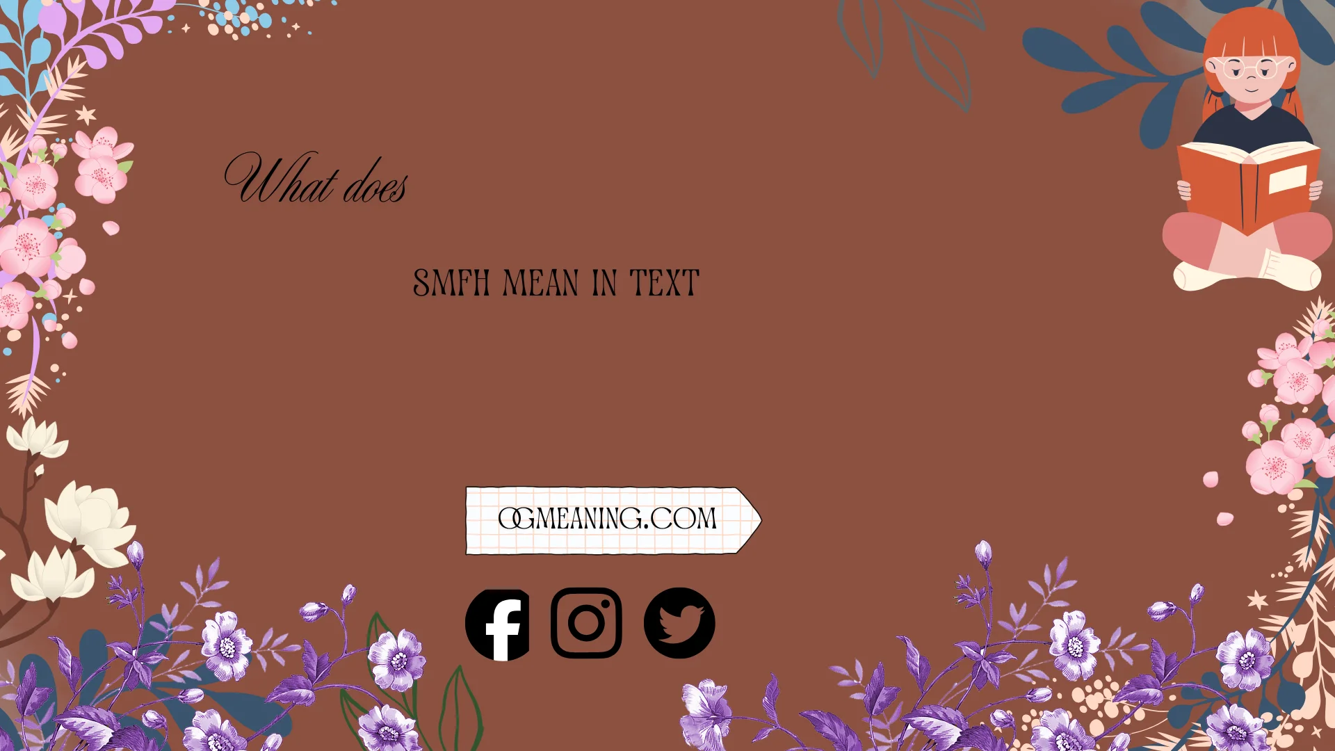 what does smfh mean in text