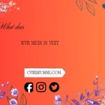 what does wth mean in text