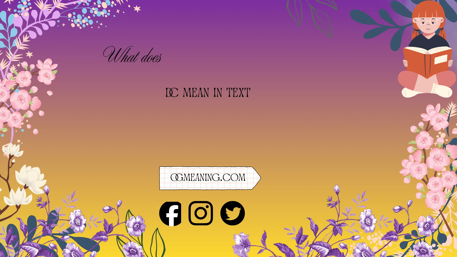 what does dc mean in text