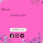 what does yfm mean in text