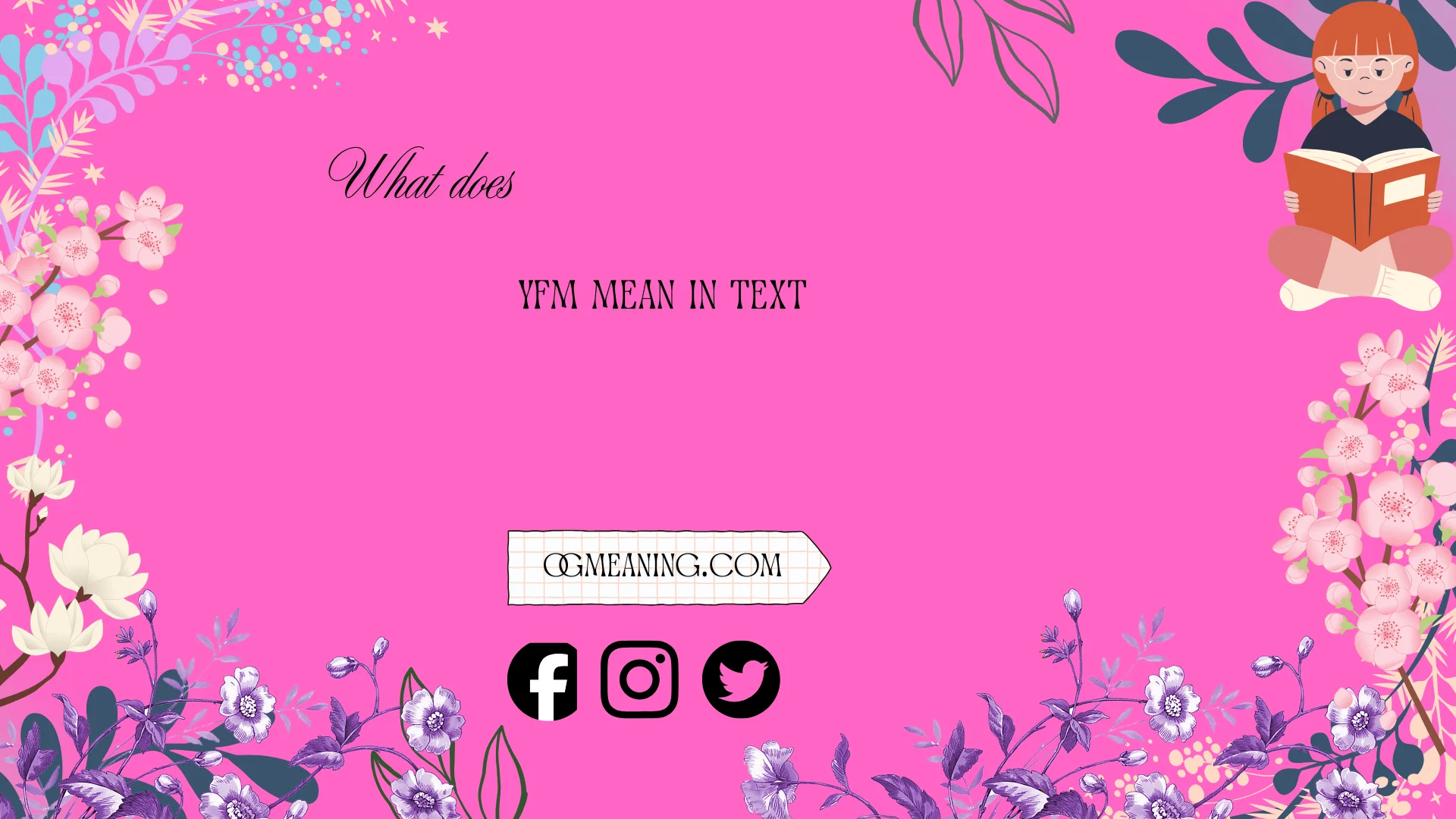 what does yfm mean in text