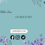 what does cya mean in text