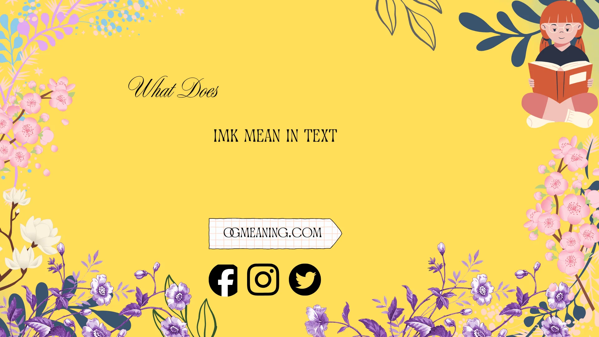 what does imk mean in text